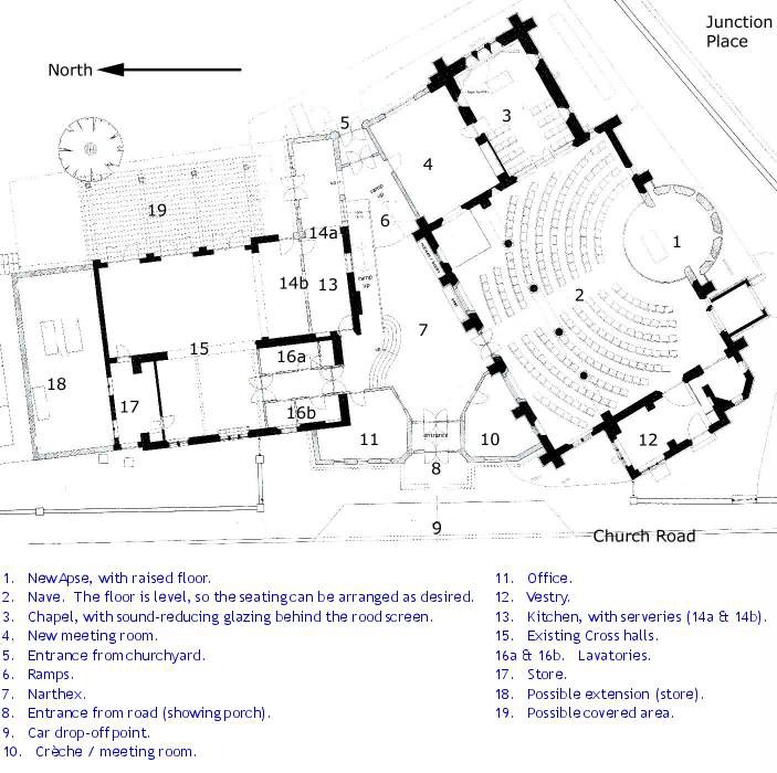 Making A Church Map Church-Plan – St. Stephen's Church Shottermill